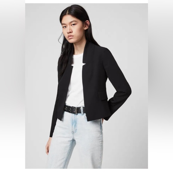 Allsaints RIA cropped blazer. New Without tag SOLD OUT - Picture 6 of 11